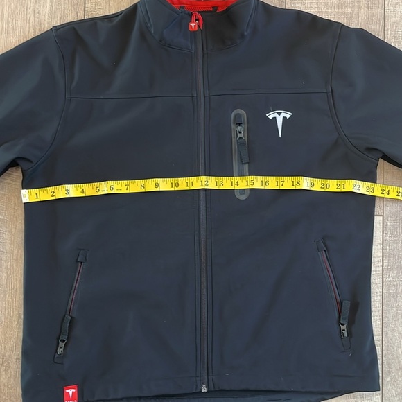 Brand New Tesla Corp jacket embroidered logo & back inside/outside pocket XL - Picture 12 of 14